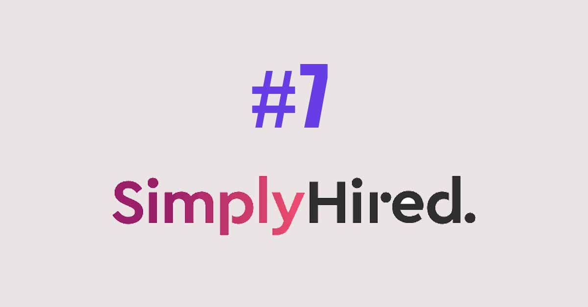 SimplyHired #7 Freelancing Website Ali Zaid Online
