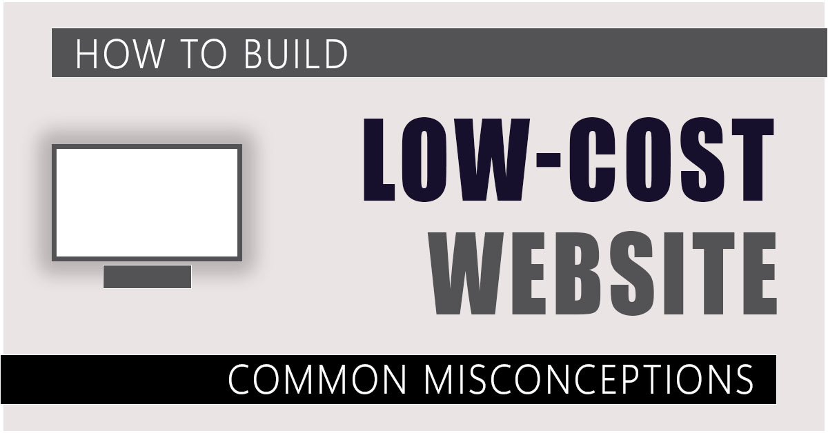 How to build professional low cost website